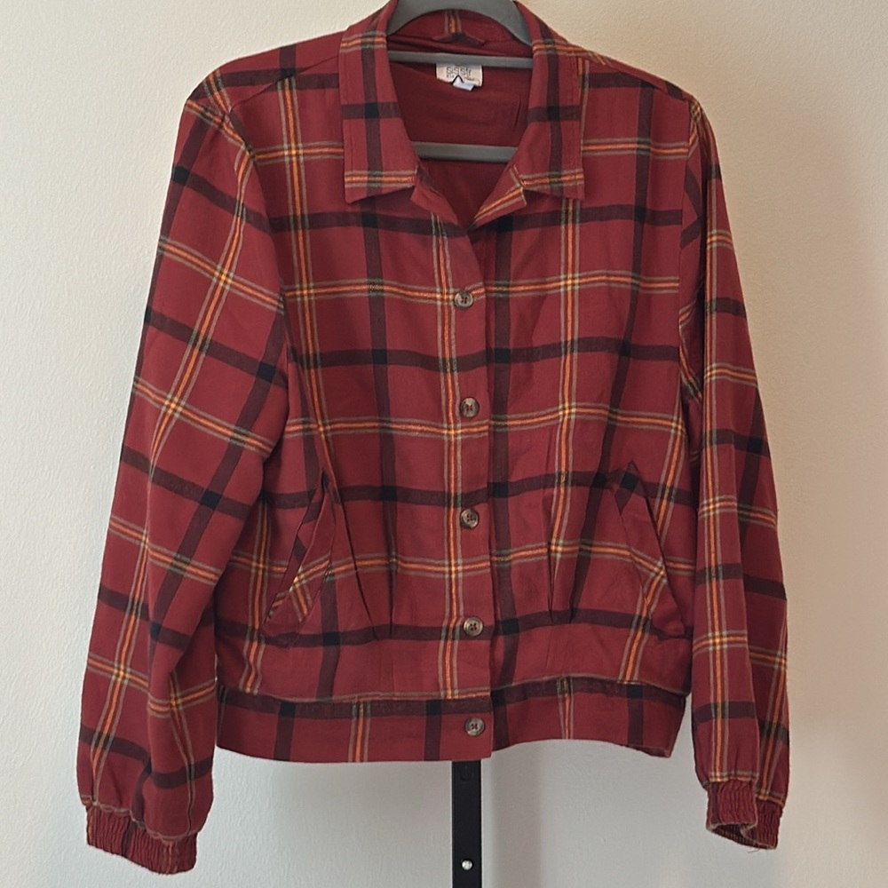 Sisstrevolution Plaid Lovin Flannel Crop Jacket